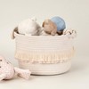 TIMEYARD TIMEYARD Small Woven Storage Baskets Cotton Rope Decorative Hamper