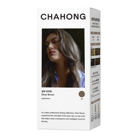 Chahong Origin Hair Color Hair Dye, Silver Brown, 1 Piece / 차홍 오리진 헤어 컬러 염모제, 실버 브라운, 1개