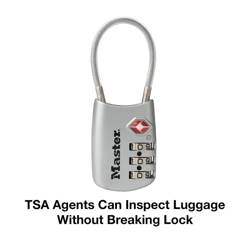 Master Lock 4688D Set Your Own Combination TSA Approved Luggage
