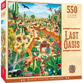 MasterPieces 550 Piece Jigsaw Puzzle For Adults, Family, Or Kids - Last Oasis - 18"x24"