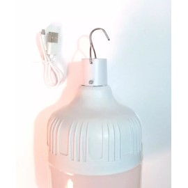 Megaluz Foco De Emergencia Recargable Led 24w Usb 8-6hrs Portatil