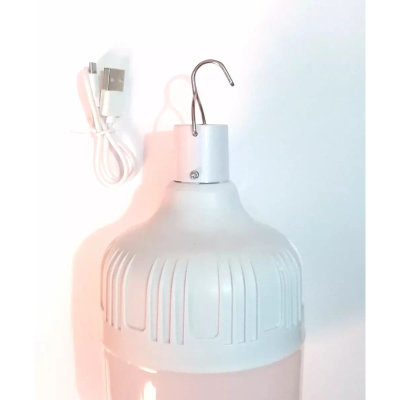 Megaluz Foco De Emergencia Recargable Led 24w Usb 8-6hrs Portatil