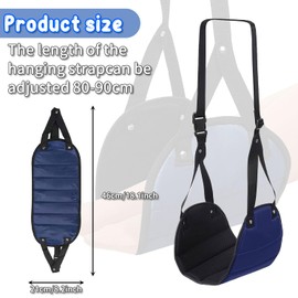 Airplane Footrest – Travel Accessories for Comfort on Flights, Office & Trains – Adjustable Foot Hammock for Relaxation & Circulation – Compact Portable Design with Memory Foam for Adults & Kids