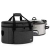 LUXJA Double Layers Slow Cooker Bag (with a Bottom Pad