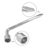Piutouyar 21mm Car Spare Tire Wrench, Heavy Duty Tire Lug