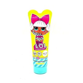 LOL Surprise 2-in-1 Shower Gel and Shampoo, Natural and Vegan with Mango Fragrance, Shower Gel and Shampoo for Girls, 240 ml
