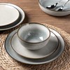 GBHOME Ceramic Dinnerware Sets for 4, 12 Pieces Stoneware Plates