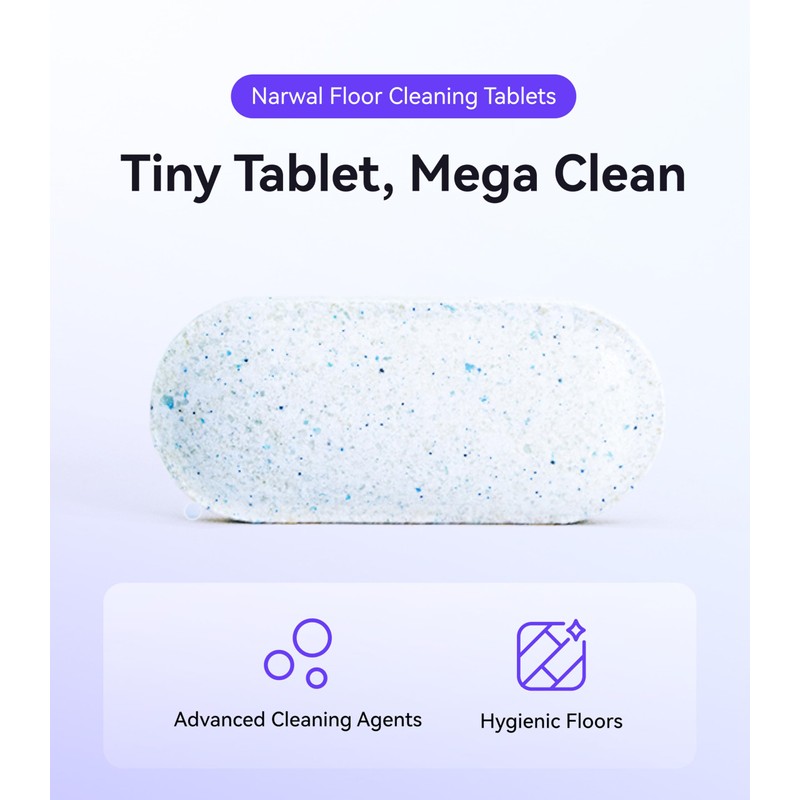 NARWAL Robot Vacuum and Mop Floor Cleaning Tablets (Model: Only