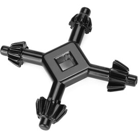 Serdokntbig 4 in 1 Drill Chuck Key Wrench,Chuck Key For Drill Press,Electric Drill Chucks,Compatible with Most Drill Press & Power Tool Chucks (Black)