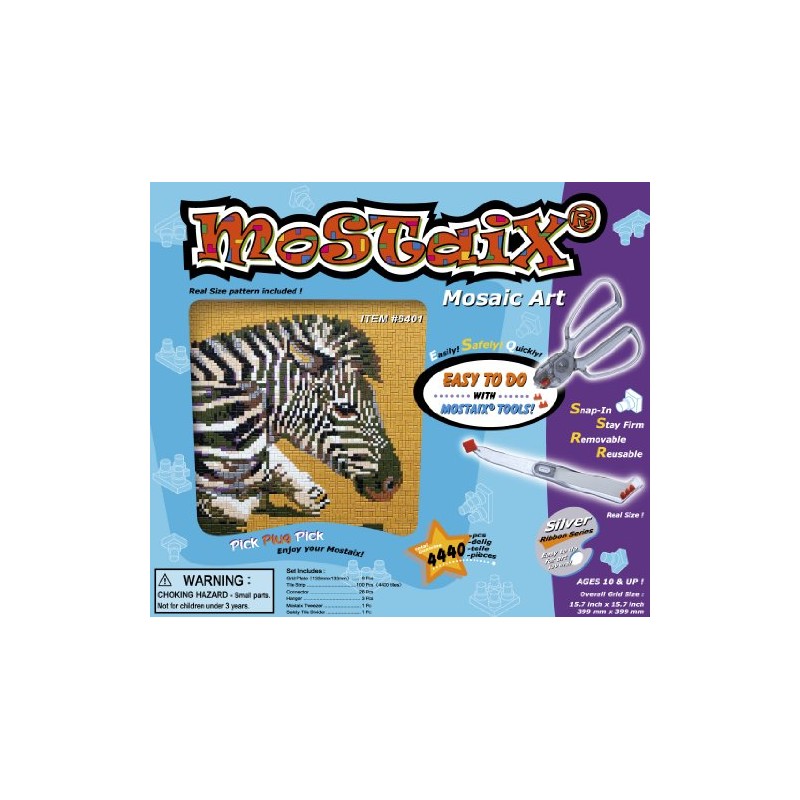 Kidicraft Mostaix Ribbon Series Zebra (Silver)