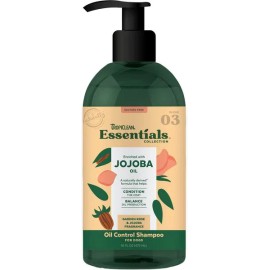 TropiClean Essentials Conditioning Jojoba Oil Dog Shampoo, 16-fl oz bottle