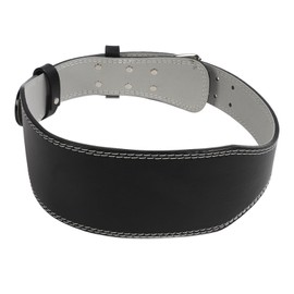 Weight Lifting Belt PU Leather Lumbar Back Support Thickened Powerlifting Workout Strength Training Gym Belt S 110cm