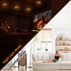 CycevSun Recessed Lighting 4 Inch with Night Light, Dimmable 5CCT