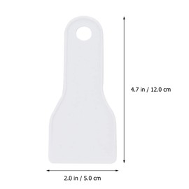 OSALADI Scraper Tool Refrigerator Ice Scraper Freezer Ice Removal Shovel Plastic Defroster Handheld Flat Shovel Kitchen Gadgets (White) Icebox