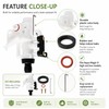 RV Toilet Water Valve Replacement Kit for Aqua Magic V