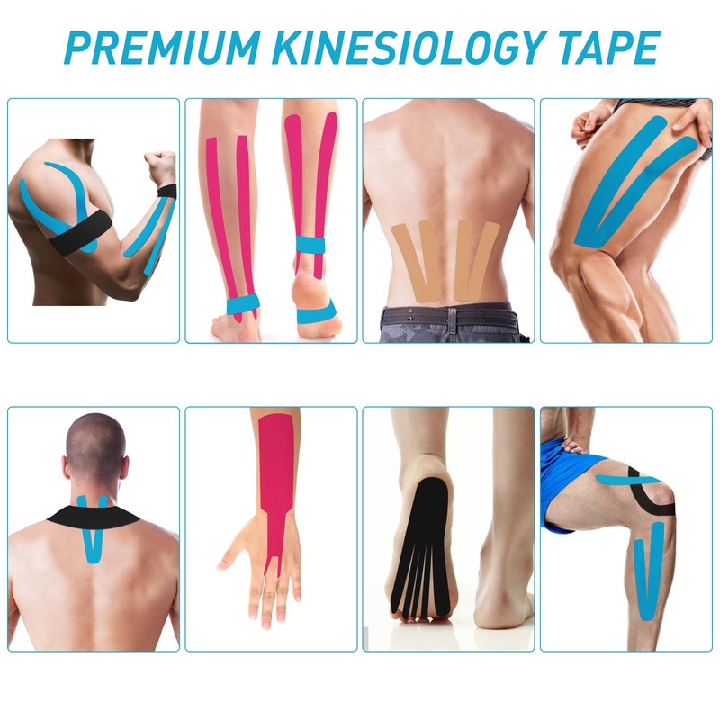 Brifantico Kinesiology Tape 2 Rolls (5cm x 5m) - Sports