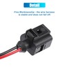 X AUTOHAUX 2 Piece 2-Pin Pigtail Plug for Volkswagen Jetta