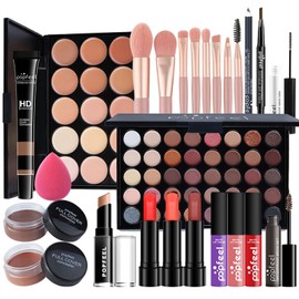 15 Piece Make-Up Gift Set, Professional Cosmetic Makeup Set with Eyeshadow, Lip Gloss, Blush, Concealer, etc., Multifunctional Cosmetic Products Set for Teenage Girls Women #1