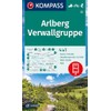 KOMPASS Wanderkarte 33 Arlberg, Verwallgruppe 1:50.000: 4in1 Wanderkarte mit Aktiv