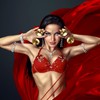 Fiada 40 Pcs Finger Cymbals Belly Dancing Musical Instrument Percussion