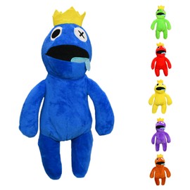 Wiztex Regenbogen Freunde Cuddly Toy - 30 cm Regenbogen Freunde Plush Toy - YouTube Videos Stuffed Animal - Plush Toy Gift for Children and Game Fans (Blue)