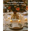 merrynights Remote Candles, 12PCS Flameless Tea Lights Candle Battery Operated