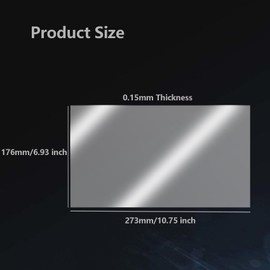 6 x FEP Film 273 x 176 x 0.15 mm, FEP Separating Film for Elegoo Saturn 4, Saturn 4 Ultra, Saturn 3, Saturn 2, Saturn 8K Resin 3D Printer Accessories