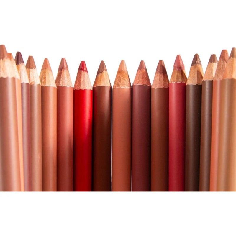 Set Gama 8 Lapiz Delineador Labios Wooden Beauty Creations®