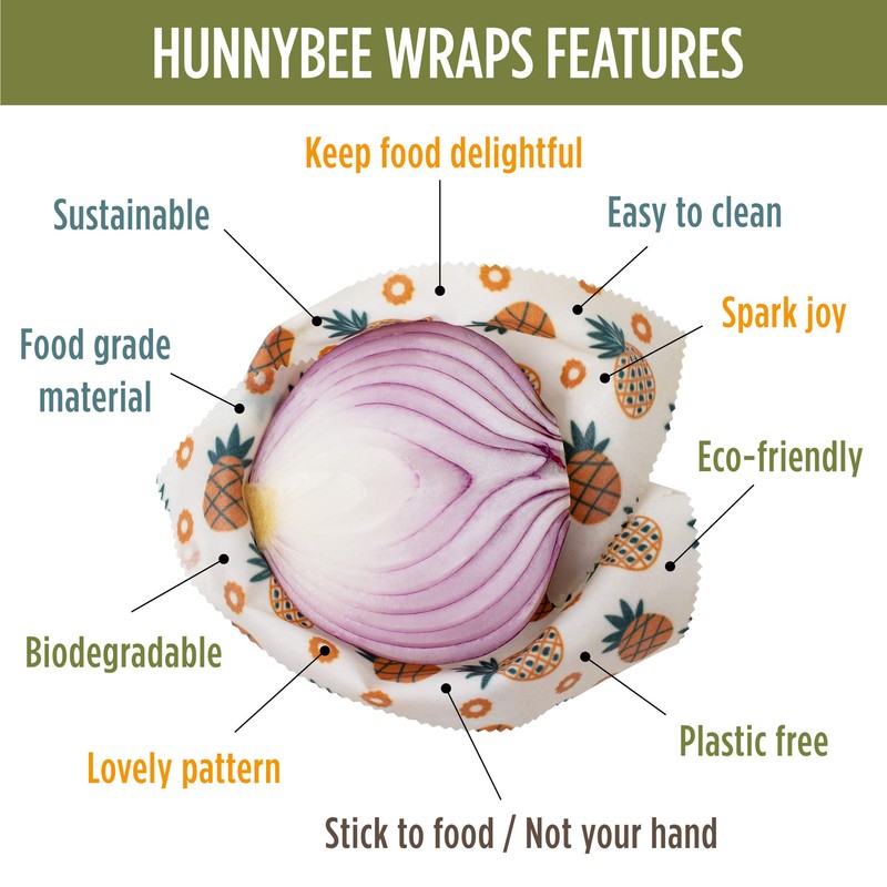 Trifecta Living Co. Versatile Beeswax Wraps (Set of 7) –