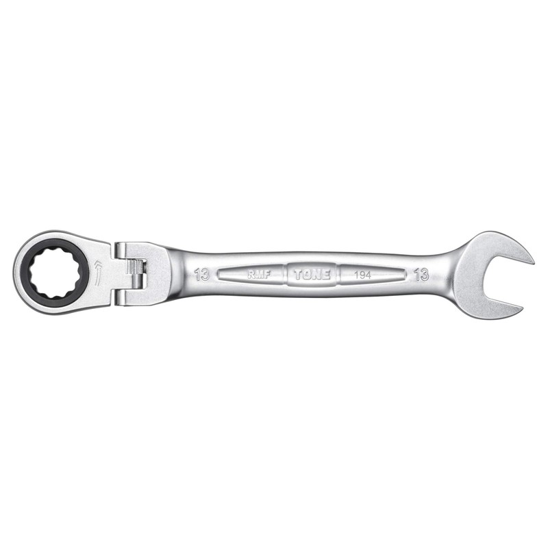 TONE HPRMF-13 Oscillating Ratchet Offset Wrench, Double Side Width 0.51