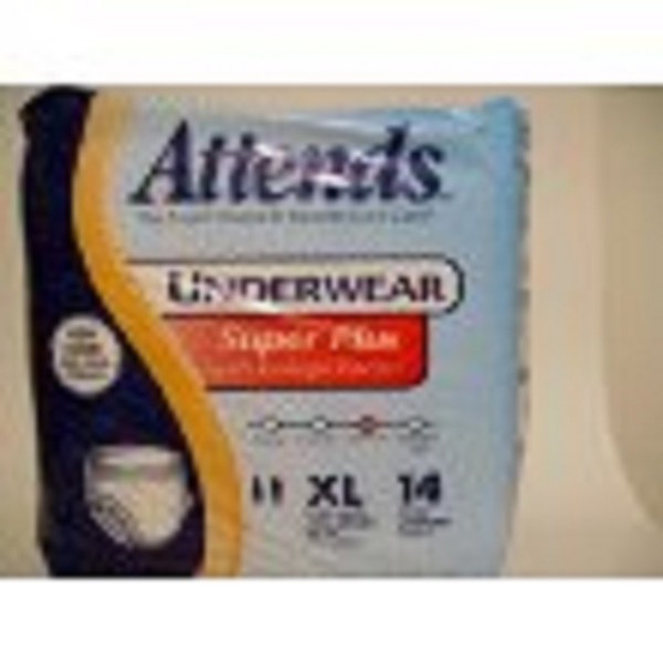 Attends Underwear Super Plus Absorbency - Youth-Small 22" - 36" - - Case of 80