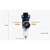 1/4" NPT Air Filter Pressure Regulator, Water-Trap Air Tool Compressor
