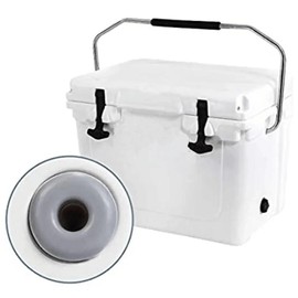 TRAPSKI Rack Replacement Rack Feet | Common 20 qt Cooler Rubber Feet for RTIC Coolers, Yeti Coolers, Tundra Roadie Tank Hard Sided | Non-Slip Non-Scratch Rubber Feet, Gray - Size: 2 Pack