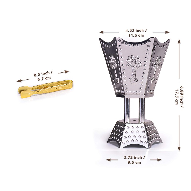 Arabian Incense Burner Bakhoor Burner for Oud Frankincense Resin -