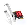 Binardat Adaptador de red PCIe de 2,5 G, RTL8125B 2500/1000/100Mbps