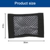 TOMVAES 4 Pack Car Trunk Net Mesh Auto Cargo Storage