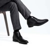 Jousen Leather Boots for Men Black Dress Classic Mens Boots
