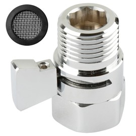 Bojueshaw Shower Shut Off Valve,Shower Head Flow Restrictor,G1/2 Joint Water Shut Off Valve,Brass Water Flow Control Valve for Shower Head