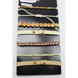 Buckle New 7 Piece Bracelet Set with Rhinestones by Buckle nwt #B1322