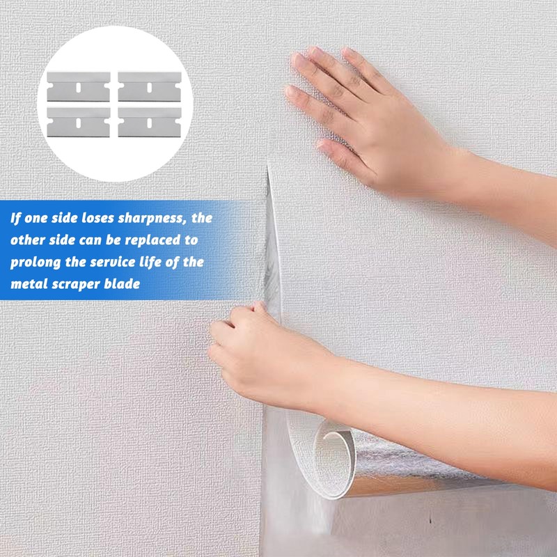 100 Pcs Single Edge Razor Blades, Scraper Blades for Razor