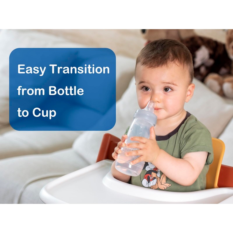 Sippy Spout Nipples Compatible with MAM Bottles & Glass Bottles,