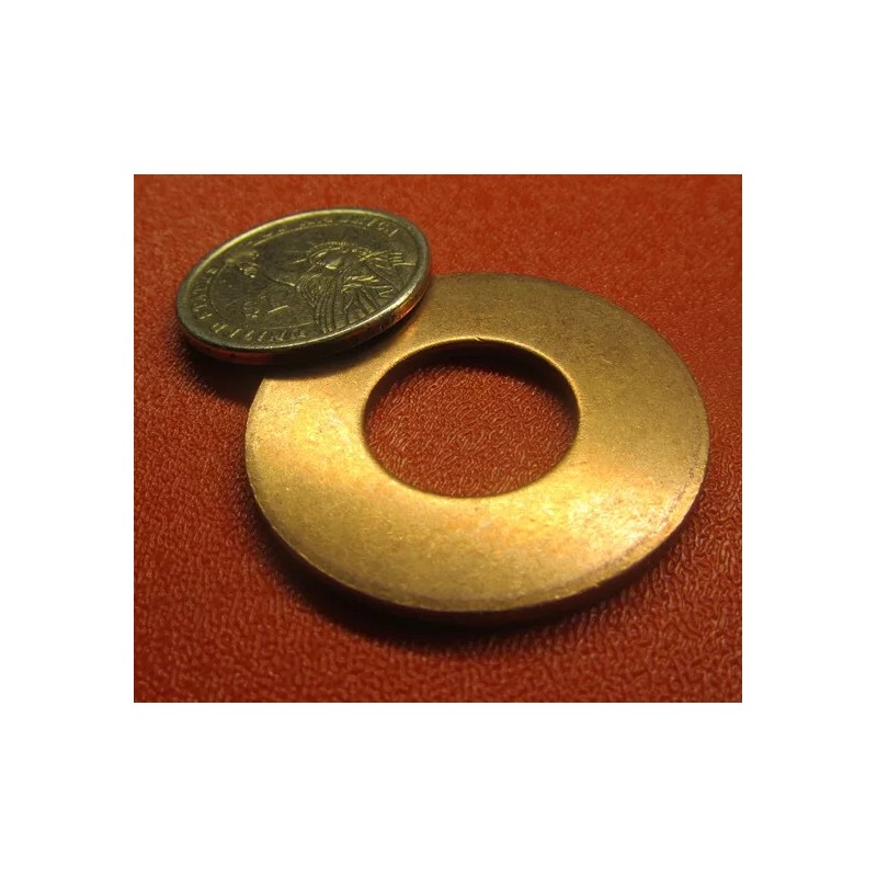 Unbranded Bronze Round Washer, No 5/8 Screw, 1.50" OD x