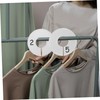 Ciieeo 50Pcs Clothes Dividers with Marker Pen Wardrobe Hangers for