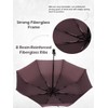 Windproof Travel Umbrella - Compact, Light, Full Automatic Open/Close -