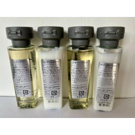 Salvatore Ferragamo Set 4 SALVATORE FERRAGAMO New Shampoo Conditioner Shower Gel Body Lotion Travel