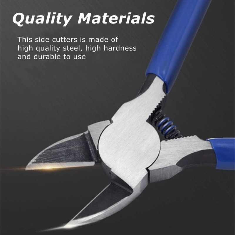 143 Flush Cutter Side Cutting Pliers Steel, Ergonomic Handle, Cable