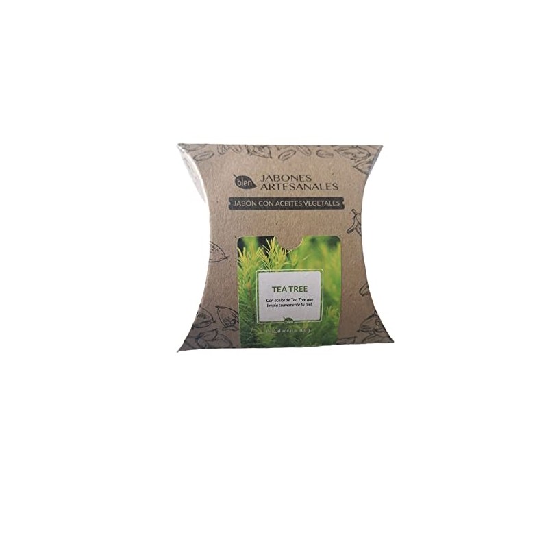 Blen, jabón artesanal Tea Tree con aceite de coco 100