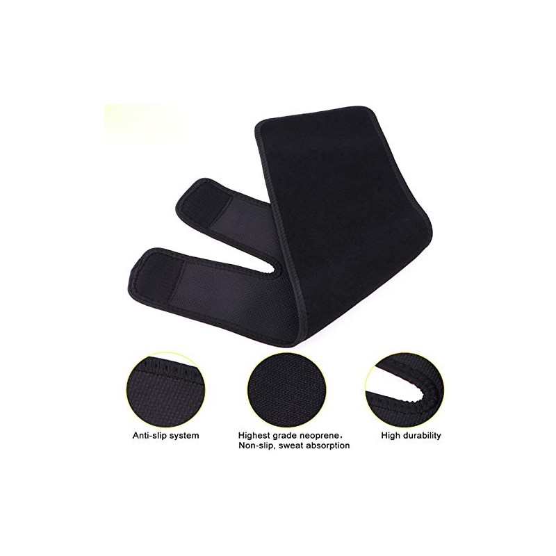 PintoMed Thigh Brace, Thigh Support, Increase Sweat Production, Adjustable, Elastic