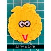 Unbranded Sesame Street: Big Bird Embroidered Iron On Patch