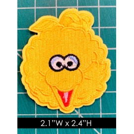 Unbranded Sesame Street: Big Bird Embroidered Iron On Patch